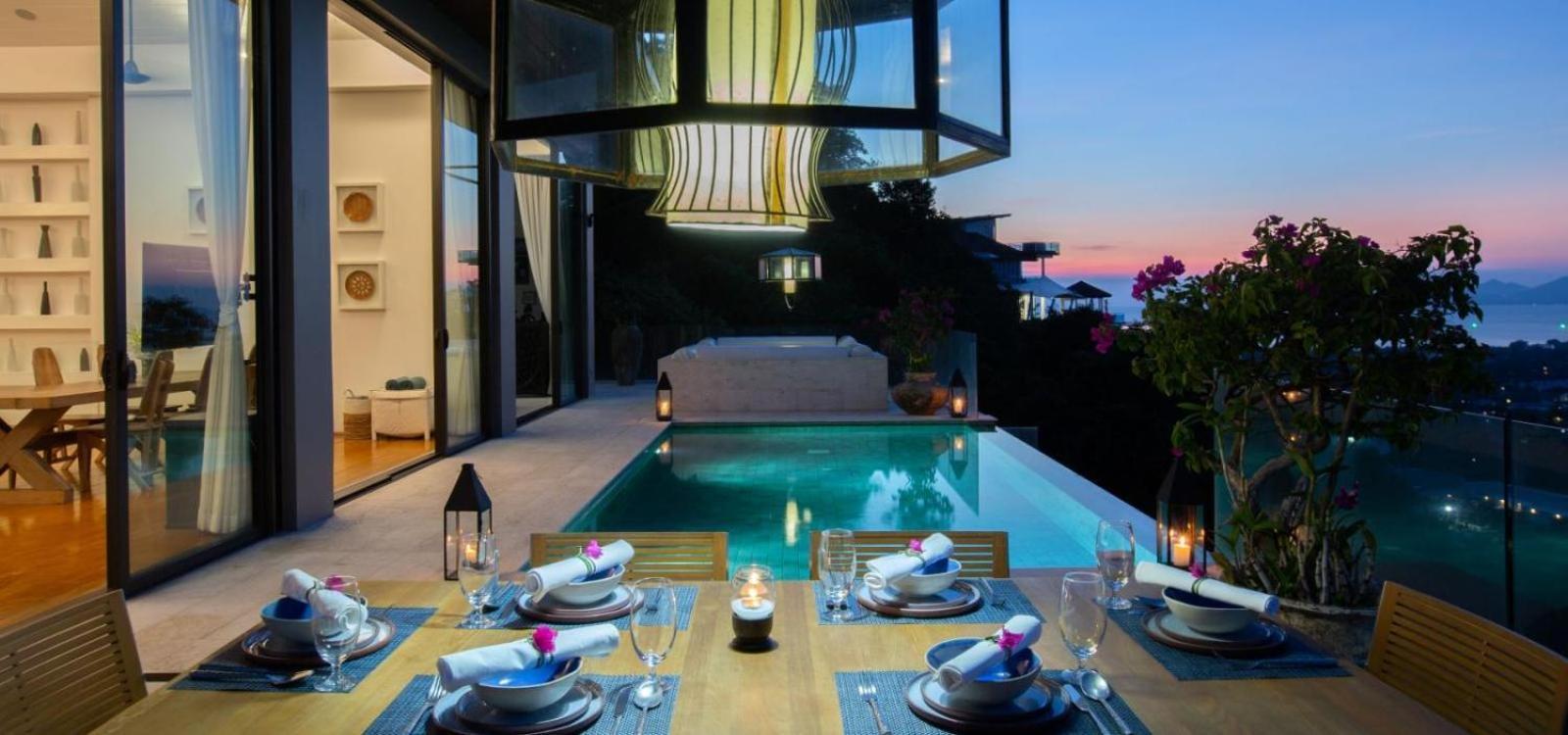 Villa Belle - Fully Serviced Private Sea View Villa With An Award Winning In-House Cook Choeng Mon Екстер'єр фото